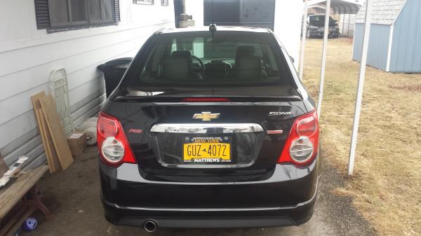 2015 Chevrolet Sonic RS: general
