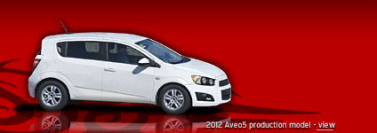 2012 Chevrolet Aveo / Sonic production model